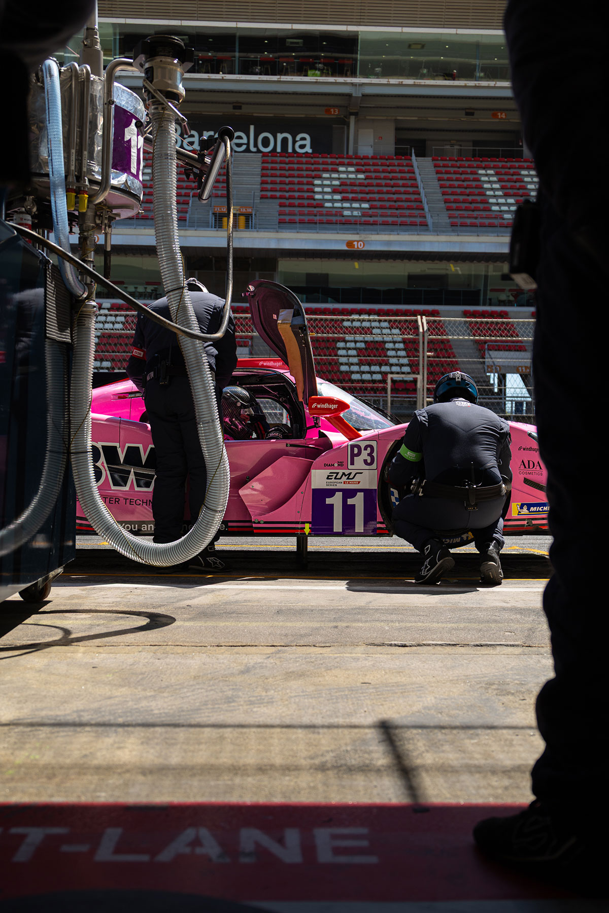 The #11 Eurointernational car of Matt Bell, Douwe Dedecker and Max Van der Snel at Barcalona The #11 Eurointernational car of Matt Bell, Douwe Dedecker and Max Van der Snel at Barcalona