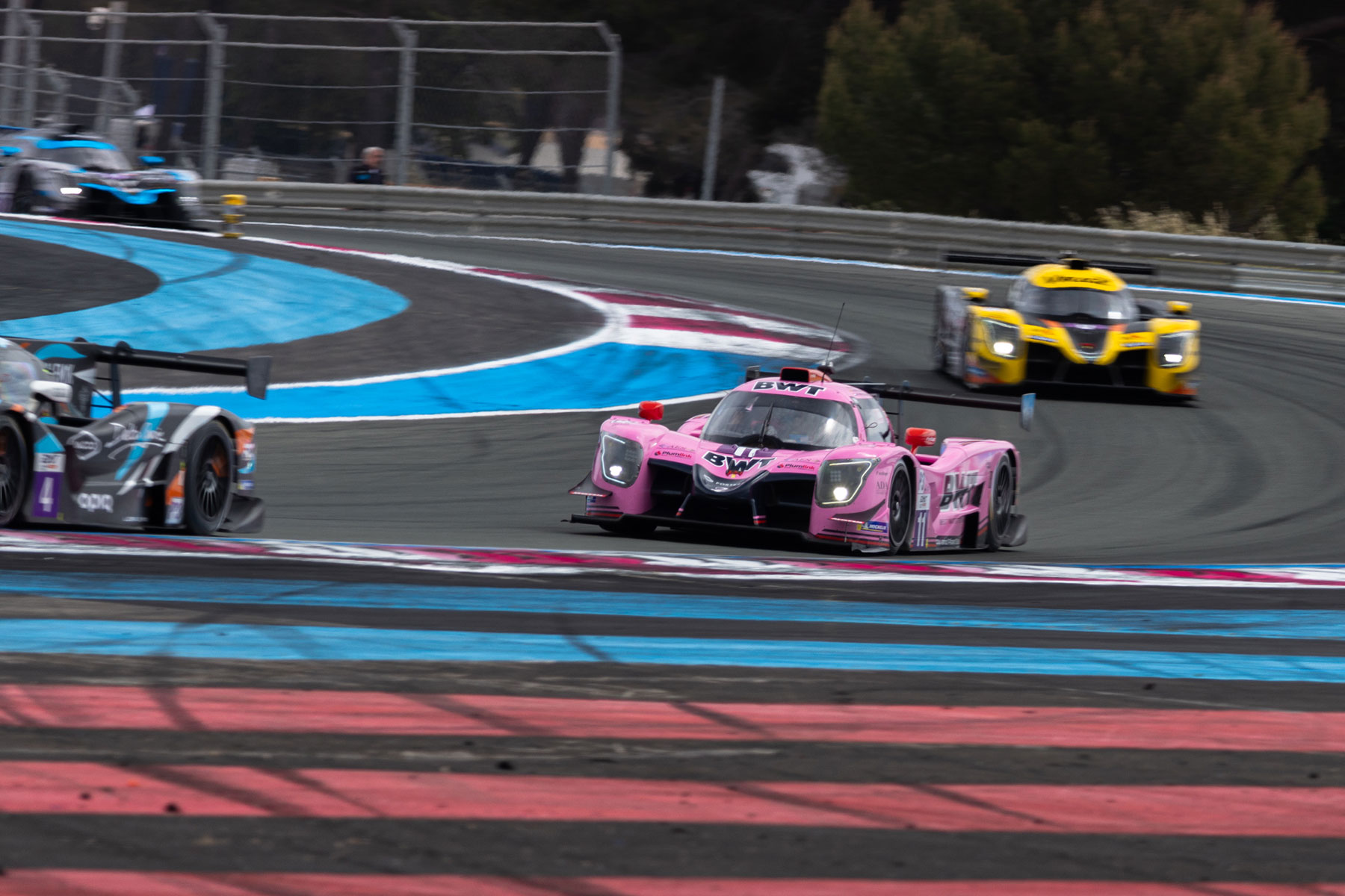 The #11 Eurointernational car of Matt Bell, Douwe Dedecker and Max Van der Snel at Circuit Paul Ricard, le Castellet