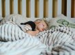 child sleeping in room with AC